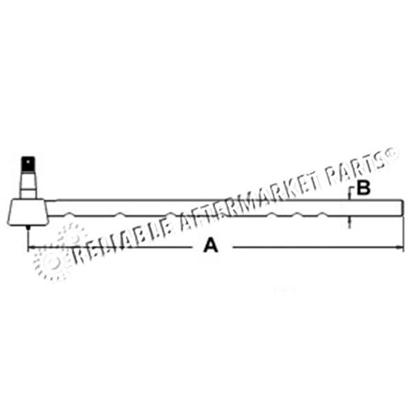 Aftermarket Long Tie Rod 356544R11 - main